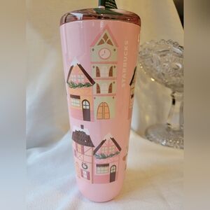 Starbucks Bearista Pink Holiday Tumbler